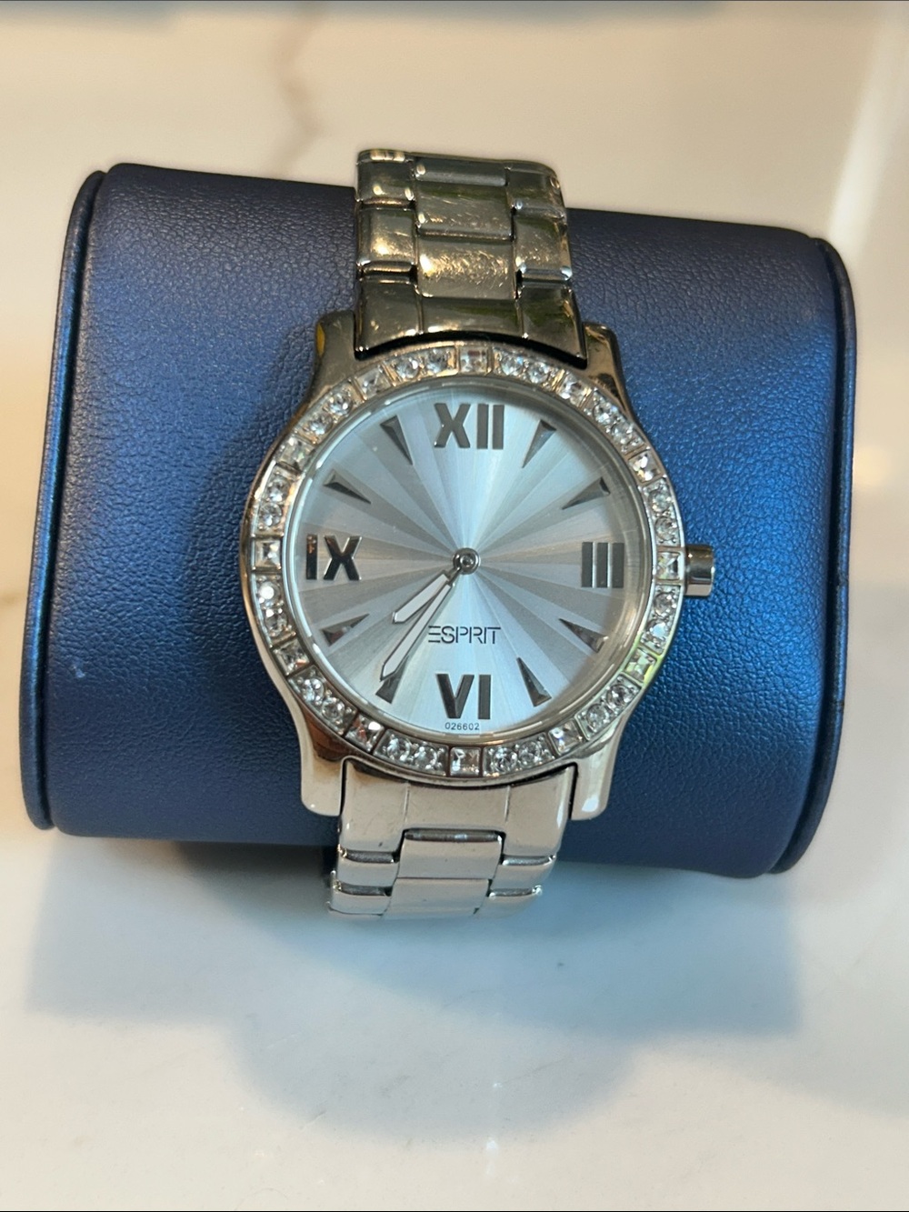 Esprit Silver Crystal Accent Women's Bracelet Watch